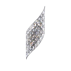 CWI Lighting Chique 4 Light Transitional Metal Wall Sconce in Chrome