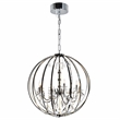 CWI Lighting Abia 8 Light Up Contemporary Metal Chandelier in Chrome