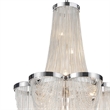 CWI Lighting Taylor 7 Light Down Contemporary Metal Chandelier in Chrome