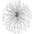 CWI Lighting Cherry Blossom 48 Light Transitional Metal Chandelier in Chrome