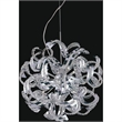 CWI Lighting Swivel 14 Light Contemporary Metal Chandelier in Chrome