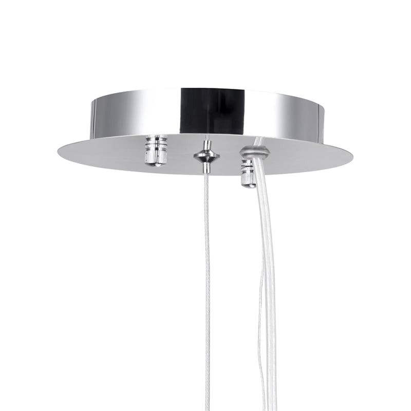 CWI Lighting Swivel 18 Light Contemporary Metal Chandelier in Chrome
