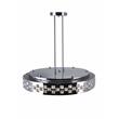 CWI Lighting Cinderella 10 Light Down Transitional Metal Chandelier in Chrome