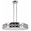 CWI Lighting Cinderella 10 Light Down Transitional Metal Chandelier in Chrome