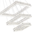CWI Lighting Florence 2Transitional Metal LED Chandelier in Chrome