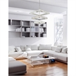 CWI Lighting Florence 2Transitional Metal LED Chandelier in Chrome
