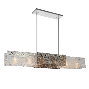 CWI Lighting Wilma 6 Light Down Contemporary Metal Chandelier in Chrome