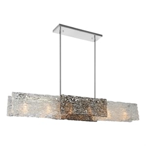 CWI Lighting Wilma 6 Light Down Contemporary Metal Chandelier in Chrome