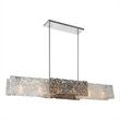 CWI Lighting Wilma 6 Light Down Contemporary Metal Chandelier in Chrome