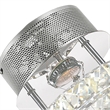 CWI Lighting Ring Transitional Metal LED Flush Mount in Chrome