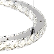 CWI Lighting RingTransitional Metal LED Chandelier in Chrome