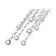 CWI Lighting Extended 1 Light Down Transitional Metal Mini Pendant in Chrome