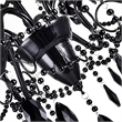 CWI Lighting Keen9 Light Up Contemporary Metal Chandelier in Black