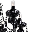 CWI Lighting Keen9 Light Up Contemporary Metal Chandelier in Black