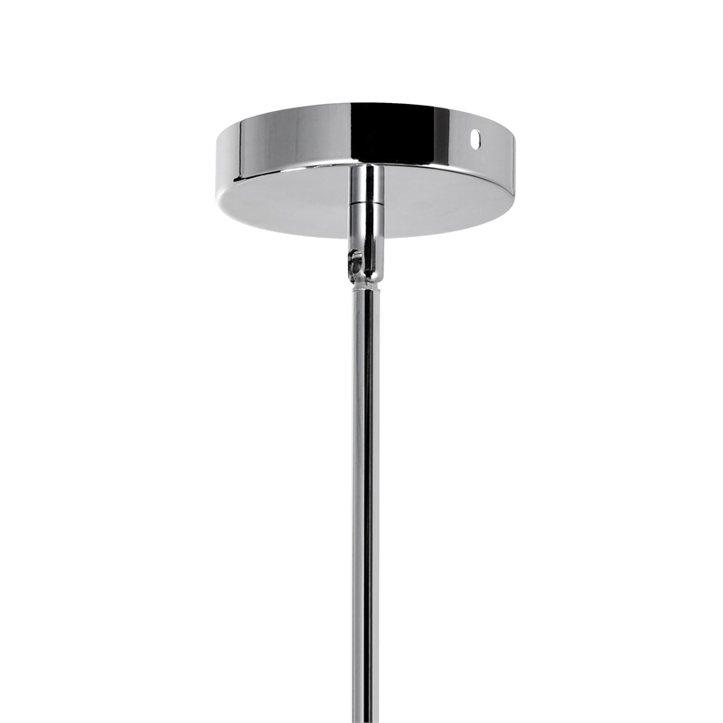 CWI Lighting Dash 4 Light Drum Shade Metal Chandelier in Chrome