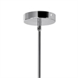CWI Lighting Dash 4 Light Drum Shade Metal Chandelier in Chrome