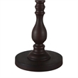 CWI Lighting Arza 3 Light Farmhouse Metal Table Lamp in Brown