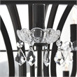 CWI Lighting Campechia 9 Light Up Farmhouse Metal Chandelier in Brown
