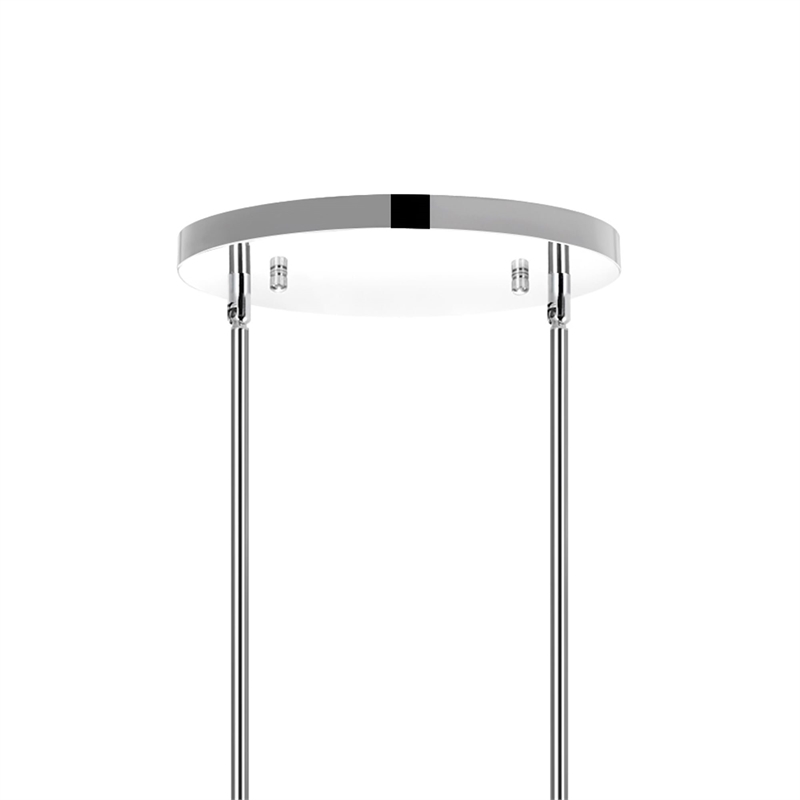 CWI Lighting Bubbles 11 Light Drum Shade Metal Chandelier in Chrome