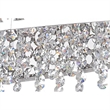CWI Lighting Bubbles 16 Light Drum Shade Metal Chandelier in Chrome