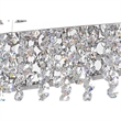 CWI Lighting Bubbles 16 Light Drum Shade Metal Chandelier in Chrome