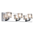 CWI Lighting Tina 3 Light Contemporary Metal Wall Sconce in Chrome
