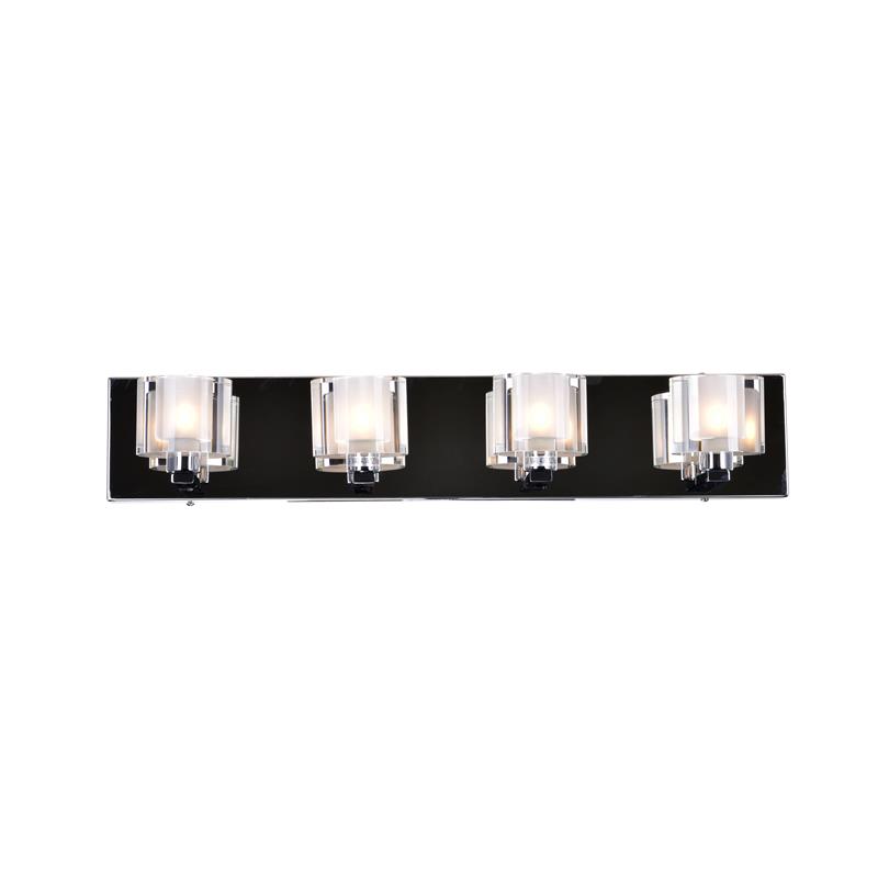 CWI Lighting Tina 4 Light Contemporary Metal Wall Sconce in Chrome