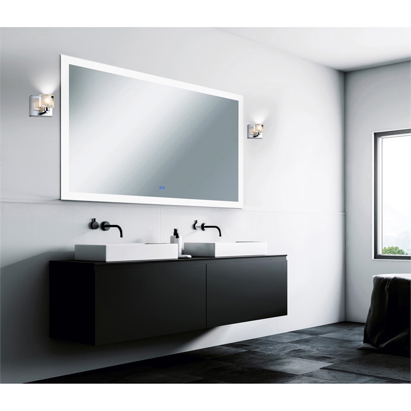 CWI Lighting Tina 1 Light Contemporary Metal Wall Sconce in Chrome