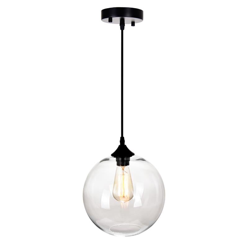 CWI Lighting 1 Light Contemporary Glass Mini Down Pendant in Clear