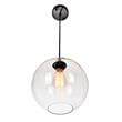 CWI Lighting 1 Light Contemporary Glass Mini Down Pendant in Clear