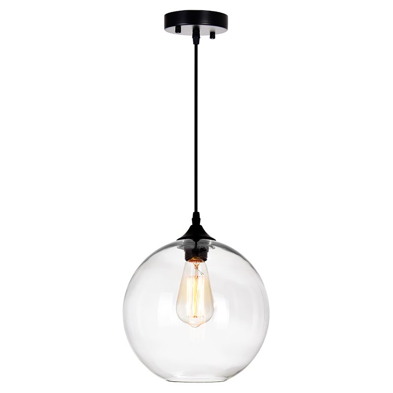 CWI Lighting 1 Light Contemporary Glass Mini Down Pendant in Clear