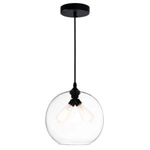 CWI Lighting 2 Light Contemporary Glass Mini Down Pendant in Clear