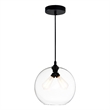 CWI Lighting 2 Light Contemporary Glass Mini Down Pendant in Clear