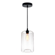 CWI Lighting 1 Light Contemporary Glass Mini Pendant in Clear