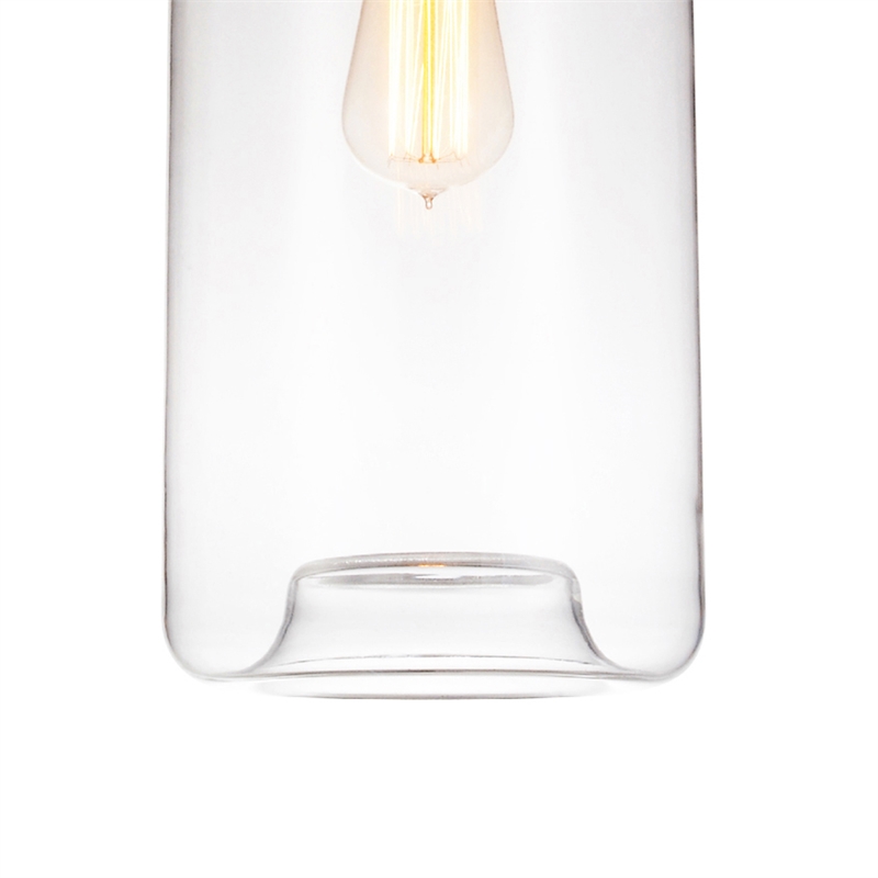 CWI Lighting 1 Light Contemporary Glass Mini Pendant in Clear