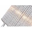 CWI Lighting Benson 2 Light Drum Shade Metal Mini Pendant in Chrome/Clear