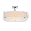 CWI Lighting Lucie 4 Light Drum Shade Metal Chandelier in Chrome