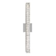 CWI Lighting Milan Transitional Metal LED Vanity Light in Chrome
