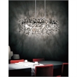 CWI Lighting Flurry 7 Light Down Contemporary Metal Chandelier in Chrome