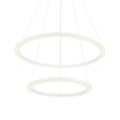 CWI Lighting Chalice Contemporary Metal LED Chandelier in White