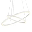 CWI Lighting Chalice Contemporary Metal LED Chandelier in White