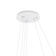 CWI Lighting Chalice Contemporary Metal LED Chandelier in White
