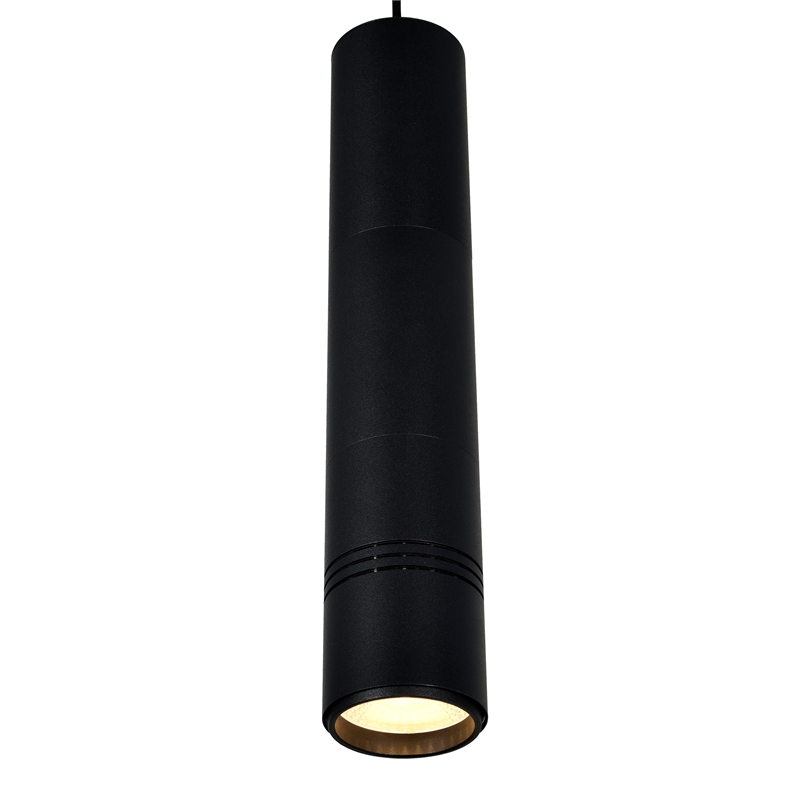 CWI Lighting Stowe Contemporary Metal LED Mini Pendant in Black