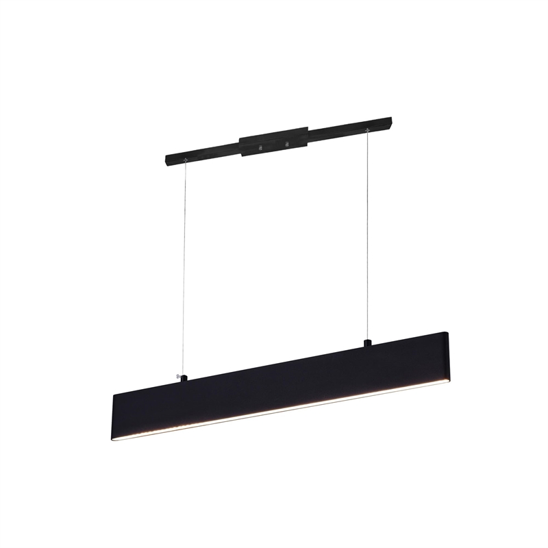 CWI Lighting Krista Contemporary Metal LED Chandelier in Satin Black
