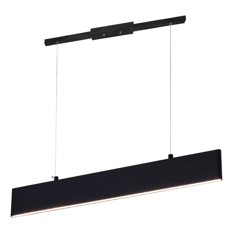 CWI Lighting Krista Contemporary Metal LED Chandelier in Satin Black