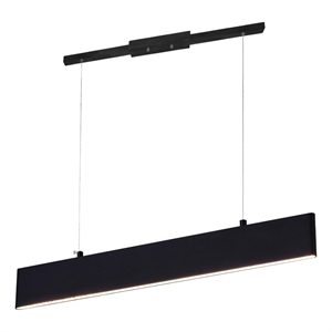CWI Lighting Krista Contemporary Metal LED Chandelier in Satin Black