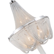 CWI Lighting Enchanted 6 Light Down Contemporary Metal Chandelier in Chrome