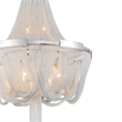 CWI Lighting Enchanted 6 Light Down Contemporary Metal Chandelier in Chrome
