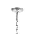 CWI Lighting Enchanted 6 Light Down Contemporary Metal Chandelier in Chrome