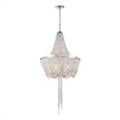 CWI Lighting Enchanted 6 Light Down Contemporary Metal Chandelier in Chrome